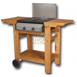 MAX BARBECUE A GAS INOX 117X59X108