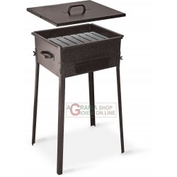 BARBECUE A CARBONE FORNACETTA MODELLO TAORMINA CM. 35x45x66h.