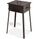 BARBECUE A CARBONE FORNACETTA MODELLO TAORMINA CM. 35x50x66h.