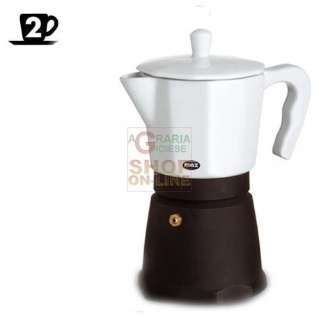 MAX CAFFETTIERA 2 TZ CHANTILLY PORCELLANA