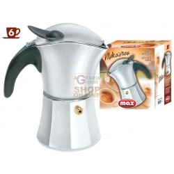 MAX CAFFFETTIERA ALLUMINIO 6TZ MOKA MAX