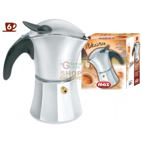 MAX CAFFFETTIERA ALLUMINIO 6TZ MOKA MAX