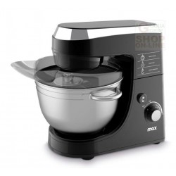 MAX IMPASTATRICE PLANETARIA ELETTRICA CON CIOTOLA IN ACCIAIO INOX LT. 4,2 WATT. 600 ROBOT DA CUCINA IMPASTATORE