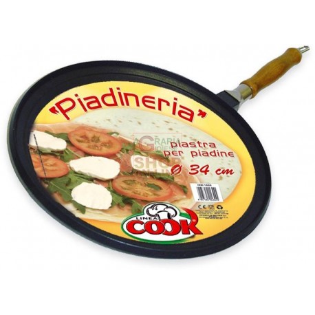 MAX PIASTRA PIADINERIA 34 CM