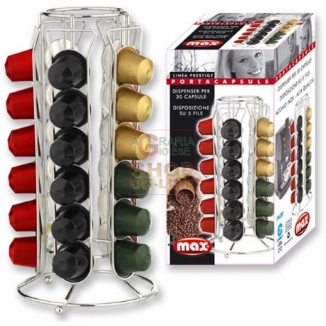 MAX PORTA CAPSULE NESPRESSO 30 POSTI