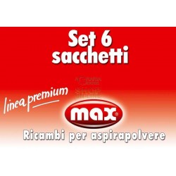 MAX RICAMBIO SACCHETTI ASPIRAPOLVERE BASIC