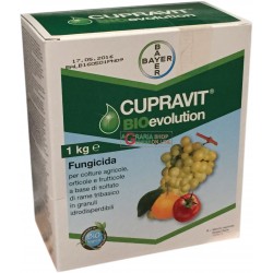 BAYER CUPRAVIT BIOEVOLUTION FUNGICIDA COSENTITO IN AGRICOLTURA