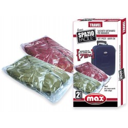 MAX SET 2 SAC. SOTTOVUOTO TRAVEL 60X95CM