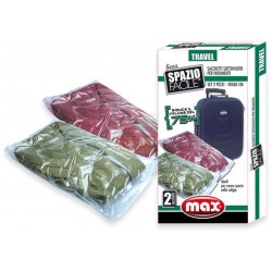 MAX SET 2 SAC.SOTTOVUOTO TRAVEL 40X60CM