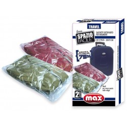 MAX SET 2 SAC.SOTTOVUOTO TRAVEL 50X70CM