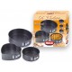 MAX SET 3 TORTIERE 2TONDE APRIBILI + 1CUORE