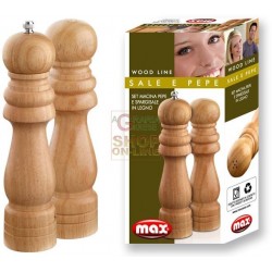 MAX SET SALE E PEPE IN LEGNO