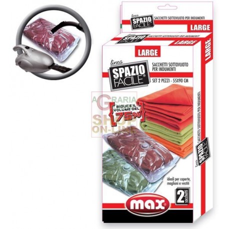 MAX SPAZIO FACILE SAC.2PZ LARGE 55X90CM