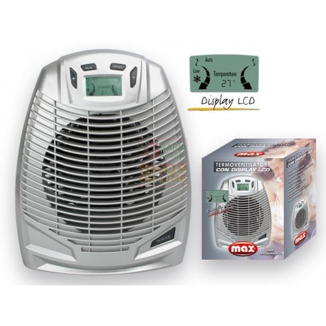 MAX TERMOVENTILATORE DISPLAY LCD 2.400 W