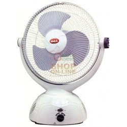 MAX VENTILATORE DA TAVOLO 30CM CON RADIO