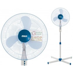 MAX VENTILATORE PIANTANA 45CM 3 PALE