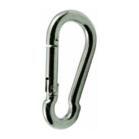 MOSCHETTONE DI SICUREZZA ACCIAIO INOX MM. 100