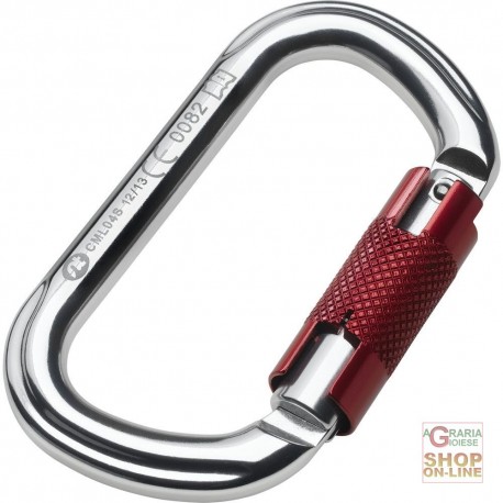 MOSCHETTONE IN LEGA LEGGERA ANODIZZATA CHIUSURA TWIST LOCK