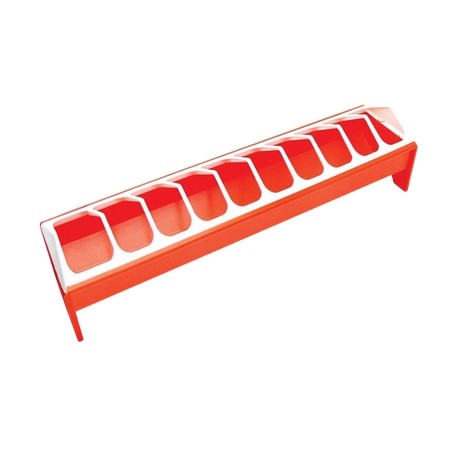 NOVITAL MANGIATOIA A BARRETTE PER PULCINI IN PLASTICA CM. 50