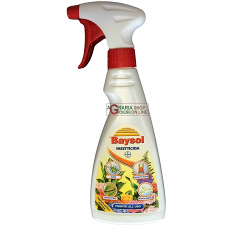 BAYSOL INSETTICIDA PRONTO USO PER PIANTE FLOREALI ORNAMENTALI