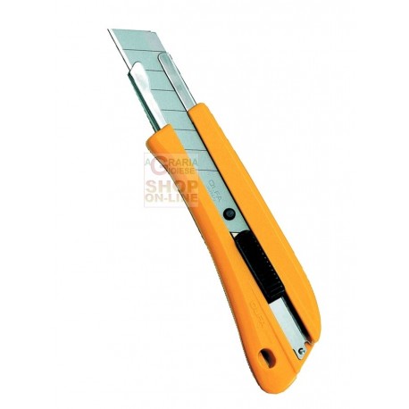 OLFA CUTTER TAGLIERINO LAMA INOX MM. 18 CON CURSORE ART. BN-AL