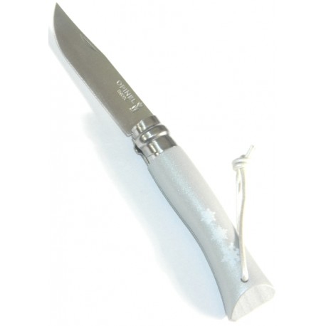 OPINEL COLTELLO INOX NATALE VRI N.7 BIANCO