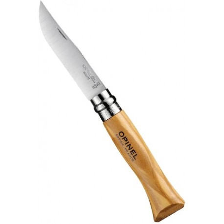 OPINEL COLTELLO LAMA INOX N. 6 MANICO OLIVO