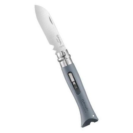 OPINEL COLTELLO VIROBLOC BRICOLAGE N. 9 LAMA INOX MANICO GRIGIO