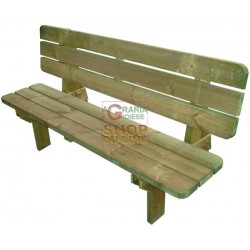 PANCHINA IN LEGNO ROBUST IN PINO STECCHE SPESSORE MM. 44 CM. 180X38,5