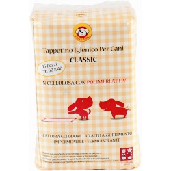 PANNOLINO CLASSICO PER CANI 60X90 CON POLIMERI TAPPETINO IGIENICO PZ. 10