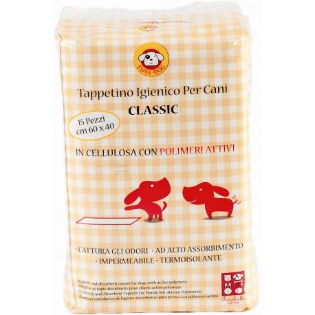 PANNOLINO CLASSICO PER CANI 60X90 CON POLIMERI TAPPETINO