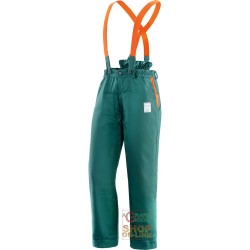 PANTALONE 65% POLIESTERE 35% COTONE  IMBOTTITO PER USO DI SEGHE A CATENA  EN 381 5  TG  S M L XL XXL XXXL