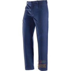 PANTALONE IN FUSTAGNO 100% COTONE GR 340 350 COLORE BLU TG 46 62