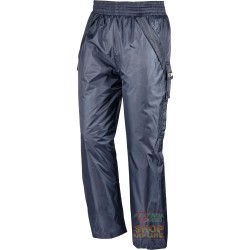 PANTALONE POLIESTERE PVC IMBOTTITO  COLORE BLU  TG  S M L XL XXL