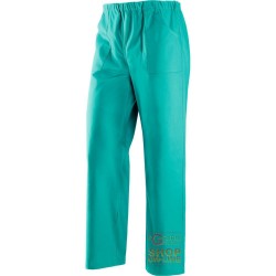 PANTALONE USO MEDICO 100% COTONE COLORE VERDE TG XS XXL