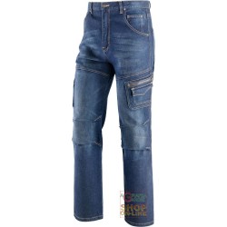 PANTALONI JEANS STRETCH MULTITASCHE 12 25 OZ 95% COTONE 5%