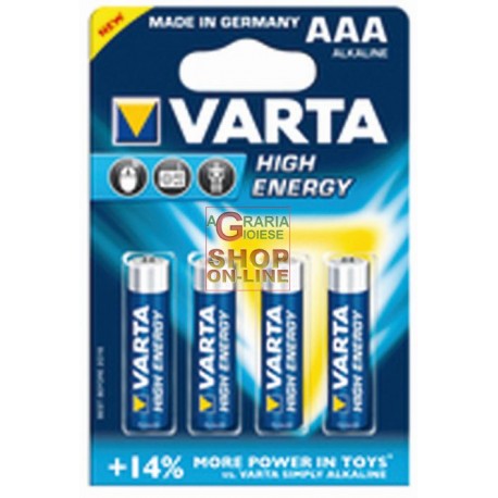 PILE VARTA HIGH-ENERGY MINISTILO 4PZ LR03