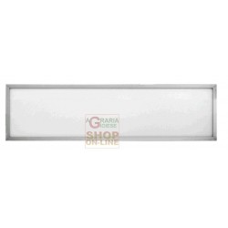 PLAFONIERA A PANNELLO CON LED WATT. 40 CM. 30x120 CON BIANCO NATURALE