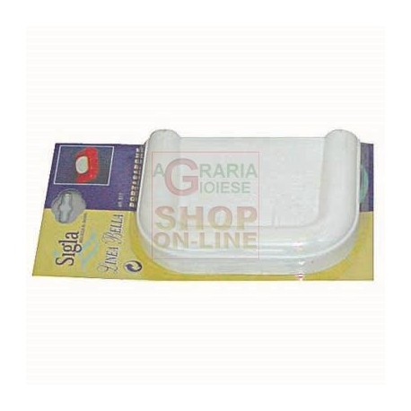 PORTA SAPONE IN ABS LINEA BELLA BIANCO ART. 517