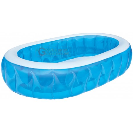 BESTWAY 54066B PISCINA OVALE BLU CM 234x152x51h