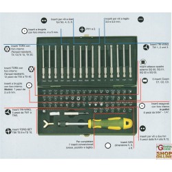 PROXXON 23107 SET INSERTI SPECIALI PZ.75 IN CASSETTA