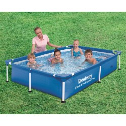 BESTWAY 56401 PISCINA PER BAMBINI STEEL PRO FRAME CM.221x150x43h.