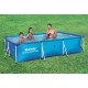 BESTWAY 56404 PISCINA CON TELAIO RETTANGOLARE CM. 300x201x66h.