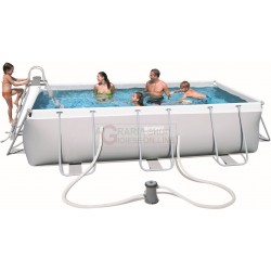 BESTWAY 56441 PISCINA CON TELAIO POWER STEEL FRAME CM.CM.404x201x100h