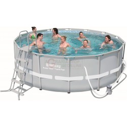 BESTWAY 56444 PISCINA CON TELAIO POWER STEEL FRAME CM.427x122h.