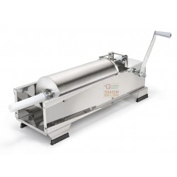 REBER INSACCATRICE PER SALUMI INOX 2 VELOCITA KG. 15 CON CARTER PROTEZIONE INGRANAGGI