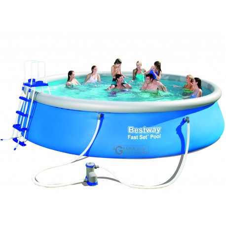 BESTWAY 57291 PISCINA AUTOPORTANTE FAST SET CM.549x122h.