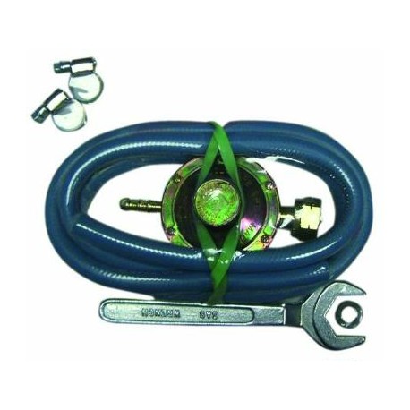 REGOLATORE BASSA PRESSIONE KIT CON TUBO ACCESSORI MBAR 30