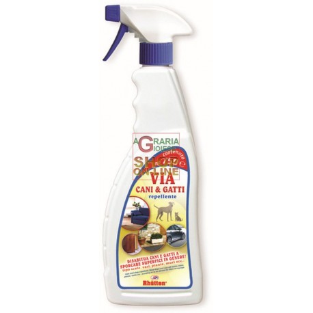 REPELLENTE CANI E GATTI RHUTTEN ML. 750