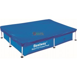 BESTWAY 58103 TELO TOP COPERTURA PISCINA CON TELAIO RETTANGOLARE CM. 221x150